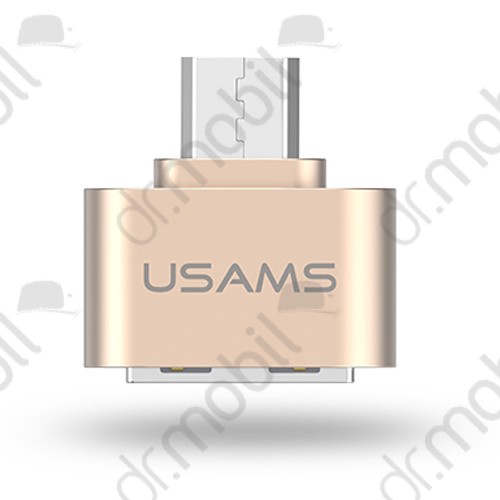 Adapter OTG UDB 2.0/Micro USB android kompatibilis usams arany
