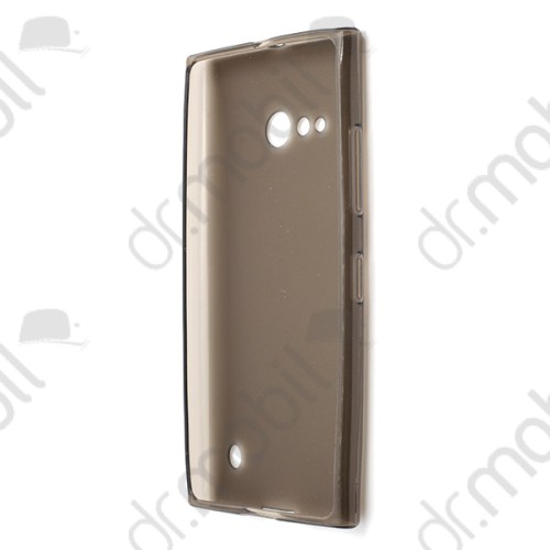 Tok telefonvédő gumi Nokia Lumia 730 / 735 füstszínű matt