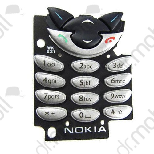 Billentyűzet Nokia 8210 ezüst