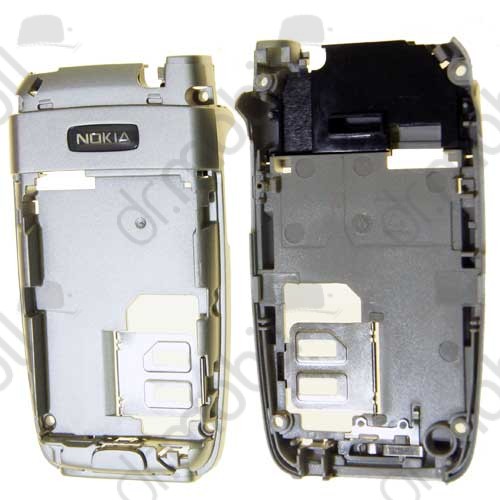 Középrész Nokia 6103 ezüst (utángyártott)