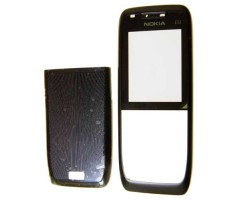 Előlap Nokia E51 akkufedéllel  fekete (utángyártott)