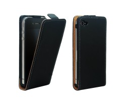 Tok álló Samsung GT-I9195 Galaxy S IV. mini (Galaxy S4 mini) (ultra slim design, rejtett mágneses zár) flip fekete
