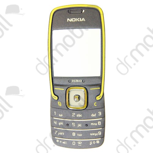 Előlap Nokia 5500 billentyűzet + plexi szürke