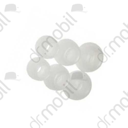 Pót fülvédő gumi univerzális fülhallgatóhoz  fehér / szürke (3 méret / csomag)