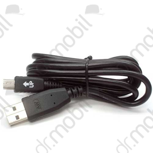 Adatkábel BlackBerry 9000 Bold (USB, töltővel töltőként is használható) fekete