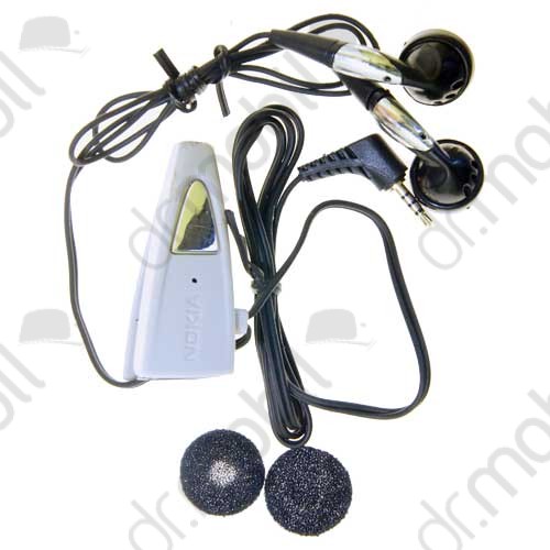 Fülhallgató vezetékes Nokia 3660 sztereó, felvevőgombos, 2.5mm-es jack (HDD-1 kompatibilis)