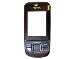 Előlap Nokia 3600 slide fekete, funkció billentyűzettel