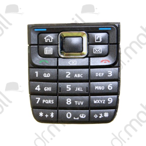 Billentyűzet Nokia E51 fekete (utángyártott)
