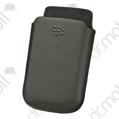 Tok álló BlackBerry 9800 Torch fekete bőr pouch ACC-32836-201