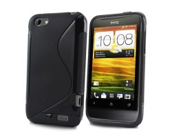 Tok telefonvédő szilikon HTC One V (T320e) S-line fekete