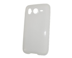 Tok telefonvédő szilikon HTC Desire HD (A9191) fényes fehér/átlátszó