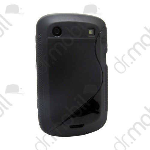 Tok telefonvédő szilikon BlackBerry 9900 Bold Tuoch S-line fekete