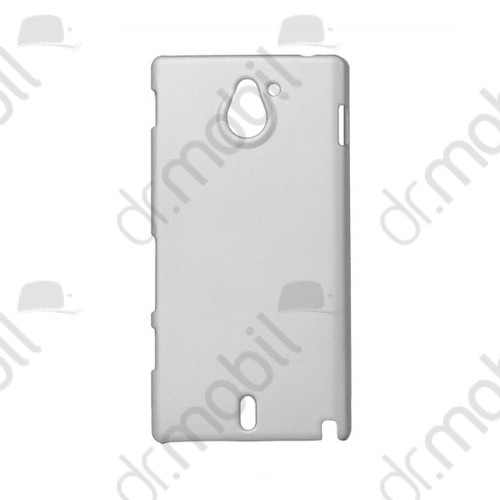 Telefonvédő műanyag Sony Xperia Sola (MT27i) fehér