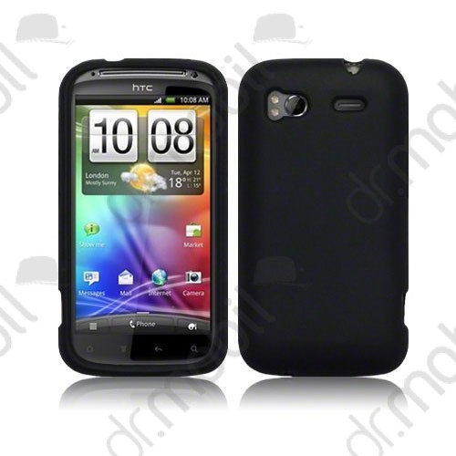 Tok telefonvédő szilikon HTC Sensation (Z710e) gumi fekete