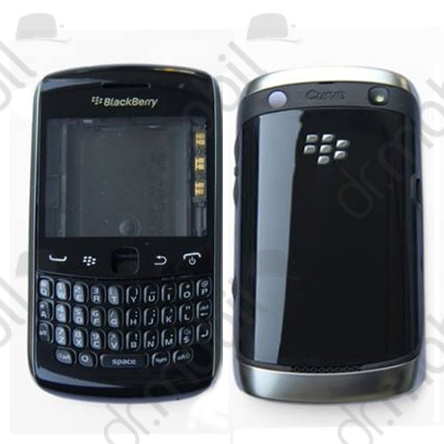 Előlap BlackBerry 9360 Curve komplett ház fekete