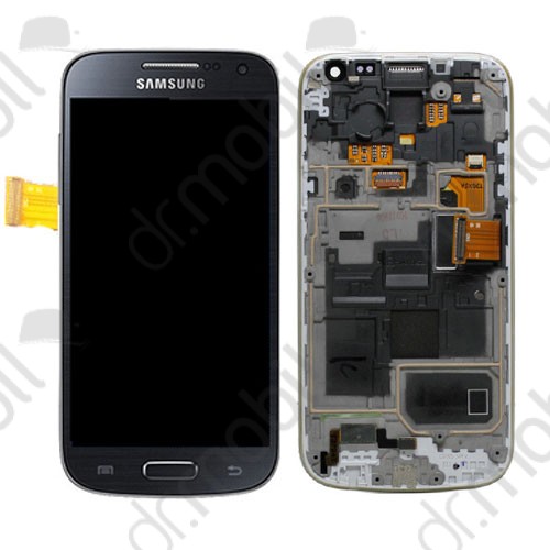 LCD érintőpanel Samsung GT-I9195 Galaxy S IV. mini (S4 mini) GH97-14766A szürke