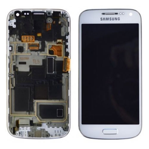LCD érintőpanel Samsung GT-I9195 Galaxy S4 mini GH97-14766B fehér
