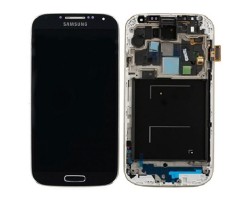 LCD érintőpanel Samsung GT-I9505 Galaxy S IV. (Galaxy S4) GH97-14655B fekete (swap)