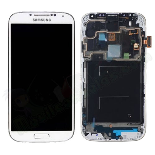 LCD érintőpanel Samsung GT-I9500 Galaxy S IV. GH97-14630A fehér