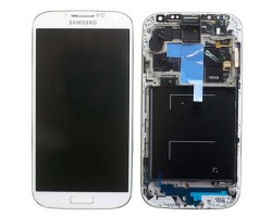LCD érintőpanel Samsung GT-I9505 Galaxy S4 LTE GH97-14655A fehér 