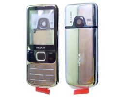 Előlap Nokia 6700 classic chrome komplett készülék ház (utángyártott)