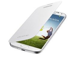 Tok flip cover telefonvédő Samsung GT-I9505 Galaxy S IV. (oldalra nyíló) flip EF-FI950BWEG fehér cs.nélkül