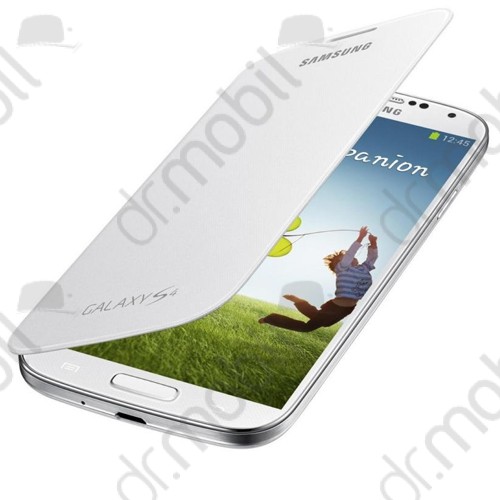 Tok flip cover telefonvédő Samsung GT-I9505 Galaxy S IV. (oldalra nyíló) flip EF-FI950BWEG fehér cs.nélkül