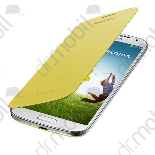 Tok flip cover telefonvédő Samsung GT-I9505 Galaxy S IV. (oldalra nyíló) flip EF-FI950BYEG citromsárga cs.nélkül