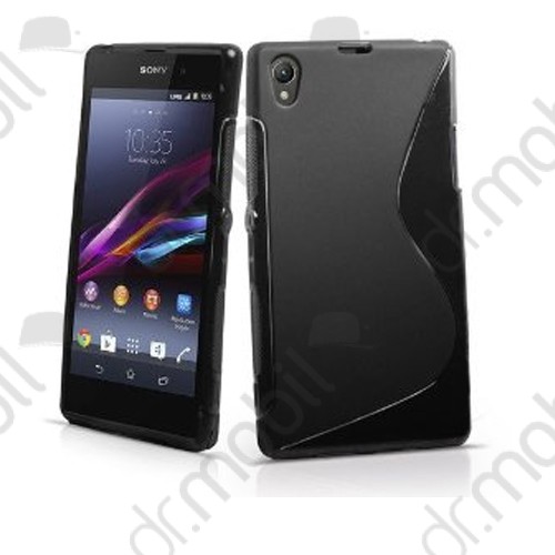 Tok telefonvédő szilikon Sony Xperia Z (C6603) L36i fekete S-line