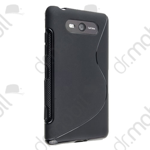 Tok telefonvédő szilikon Nokia Lumia 820 S-line fekete