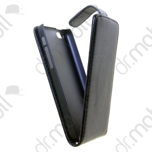 Tok álló HTC One mini 2 bőr flip fekete mágneszáras