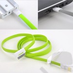 Adatkábel Apple iPhone 4S Remax zöld 90cm USB (adatkábel minőségi)