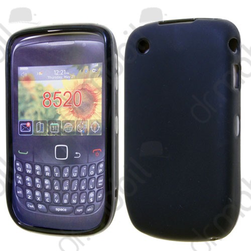 Tok telefonvédő szilikon BlackBerry 8520 Curve fekete - matt 