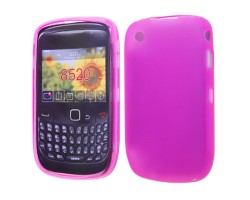 Tok telefonvédő szilikon BlackBerry 8520 Curve rózsaszín - matt 