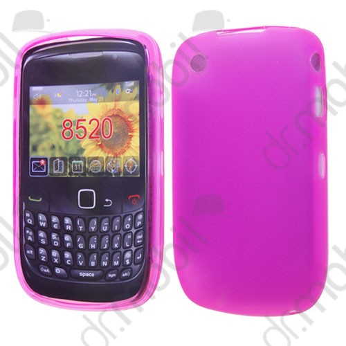 Tok telefonvédő szilikon BlackBerry 8520 Curve rózsaszín - matt 