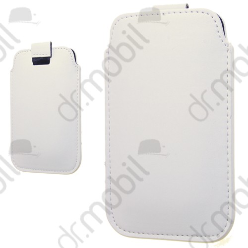 Tok álló Apple iPhone 4S méretű slim bőr, fehér