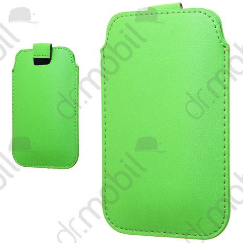 Tok álló Apple iPhone 4S méretű slim bőr, zöld