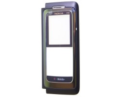 Előlap Nokia E90 barna (beszélgetési hangszóróval) t-mobile logós