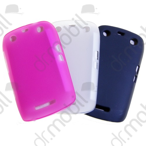 Tok telefonvédő szilikon BlackBerry 9360 Curve rózsaszín - matt