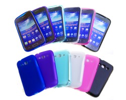 Tok telefonvédő szilikon Samsung GT-S7275 Galaxy Ace 3 rózsaszín - matt