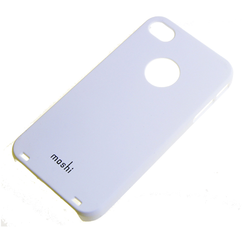 Telefonvédő műanyag Apple iPhone 4 / 4S tok moshi fehér