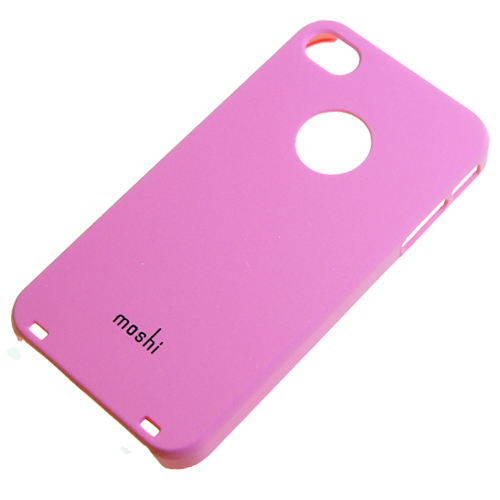 Telefonvédő műanyag Apple iPhone 4 / 4S tok moshi rózsaszín