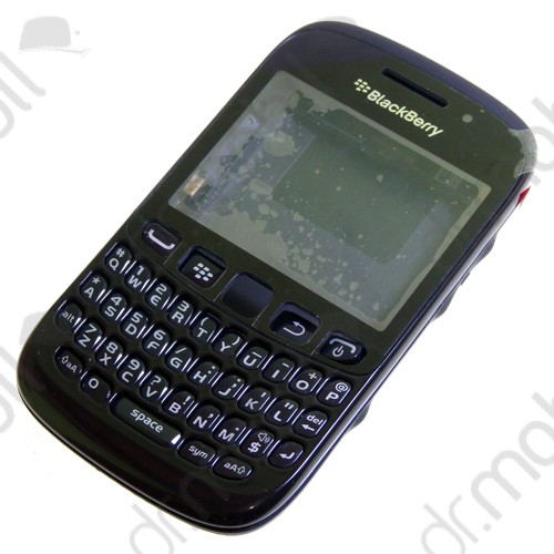Előlap BlackBerry 9220 Curve komplett ház fekete (qwerty)