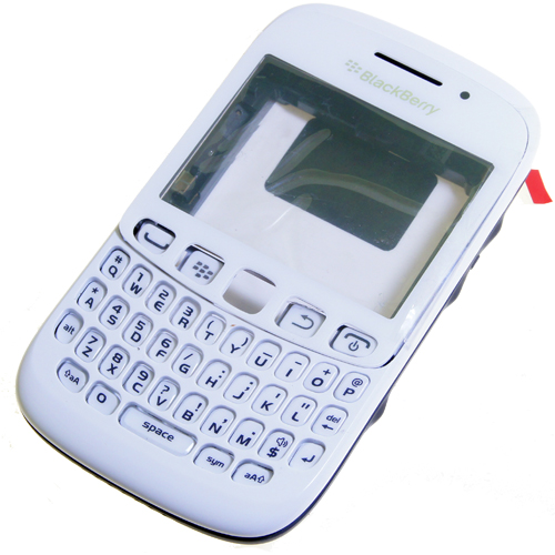 Előlap BlackBerry 9220 Curve komplett ház fehér (qwerty)