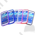 Tok telefonvédő szilikon Samsung GT-I9195 Galaxy S IV. mini kék - matt