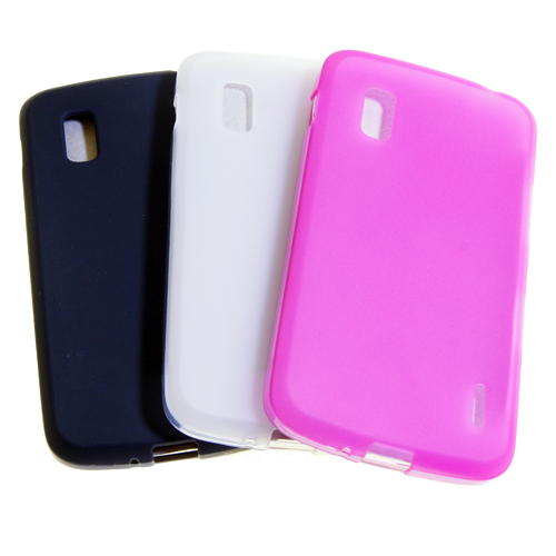 Tok telefonvédő szilikon LG E960 Nexus 4 rózsaszín - matt
