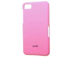 Telefonvédő műanyag BlackBerry Z10 moshi rózsaszín