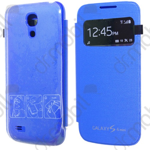 Tok flip cover Samsung GT-I9192 Galaxy S IV. mini DUAL (S4 mini) (ablakos, aktív) kék