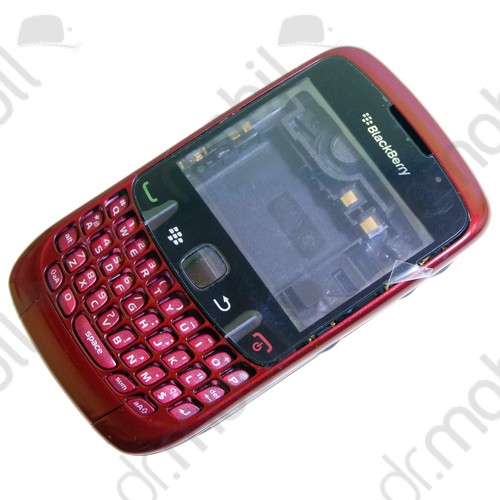 Előlap BlackBerry 8520 Curve komplett ház piros - fekete