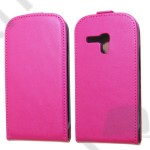 Tok álló bőr Samsung SM-G357FZ Galaxy Ace 4 LTE (ultra slim design, rejtett mágneses zár) flip rózsaszín